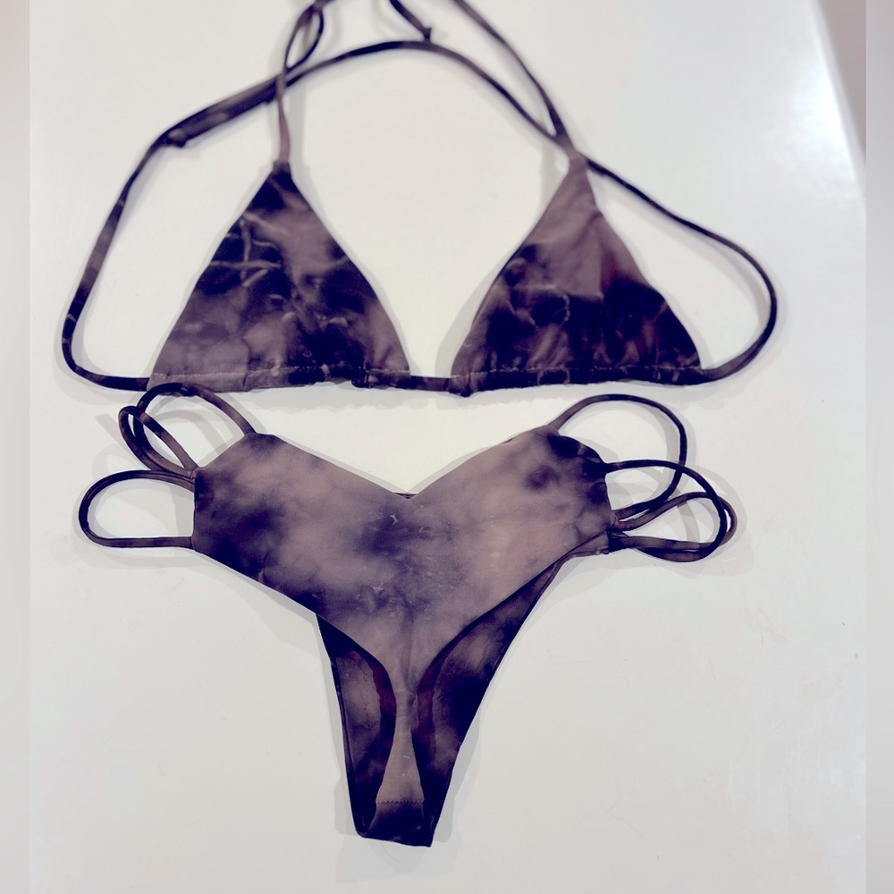 Rare Bettinis heart bum bikini size S